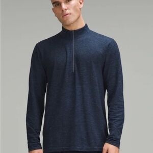 Lululemon Metal Vent Tech 1/2 Zip Navy 2.0 in Medium